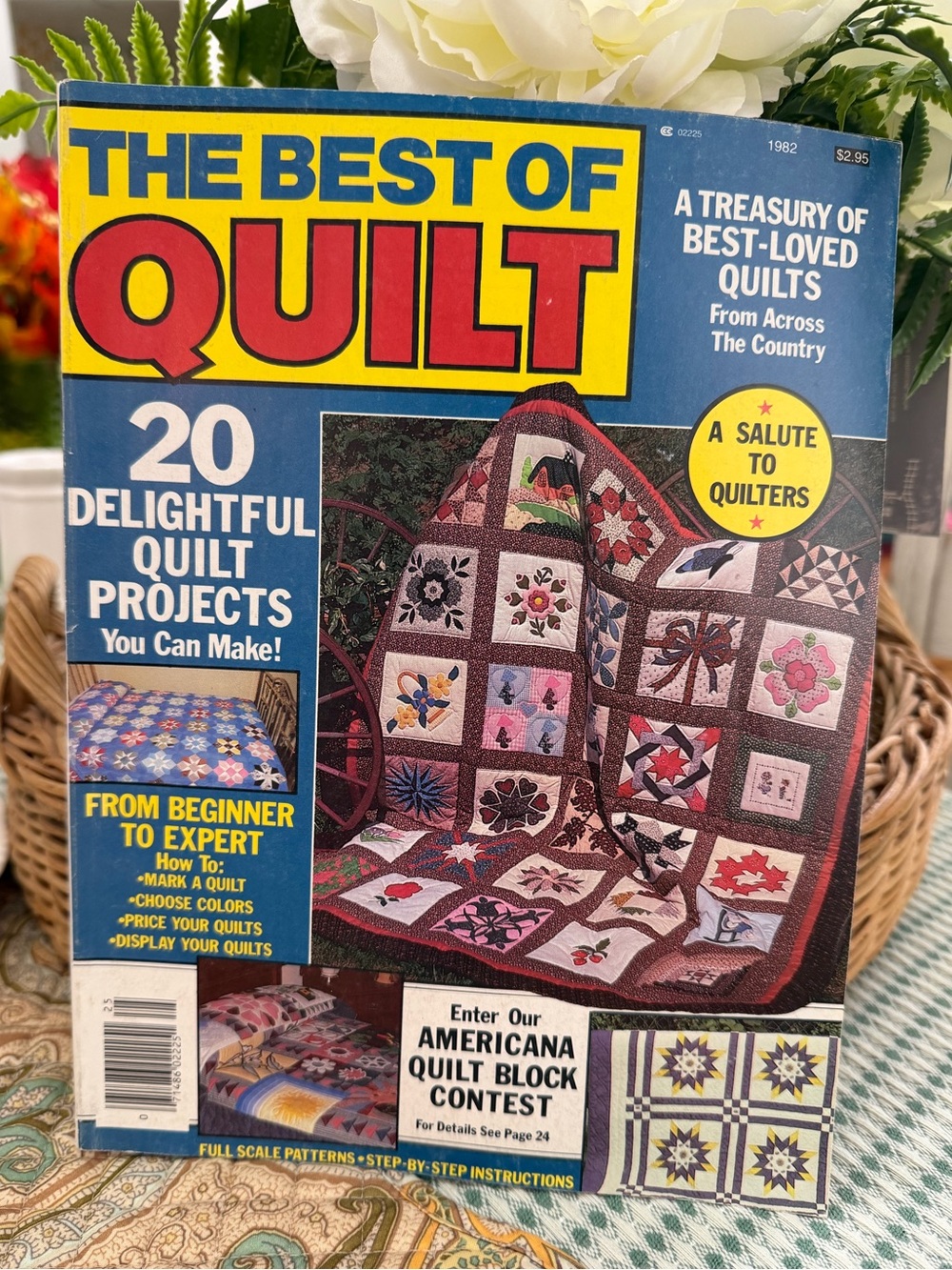 Vintage 1982 The Best of Quilt Magazine 20 Quilt Projects Full Size Patterns